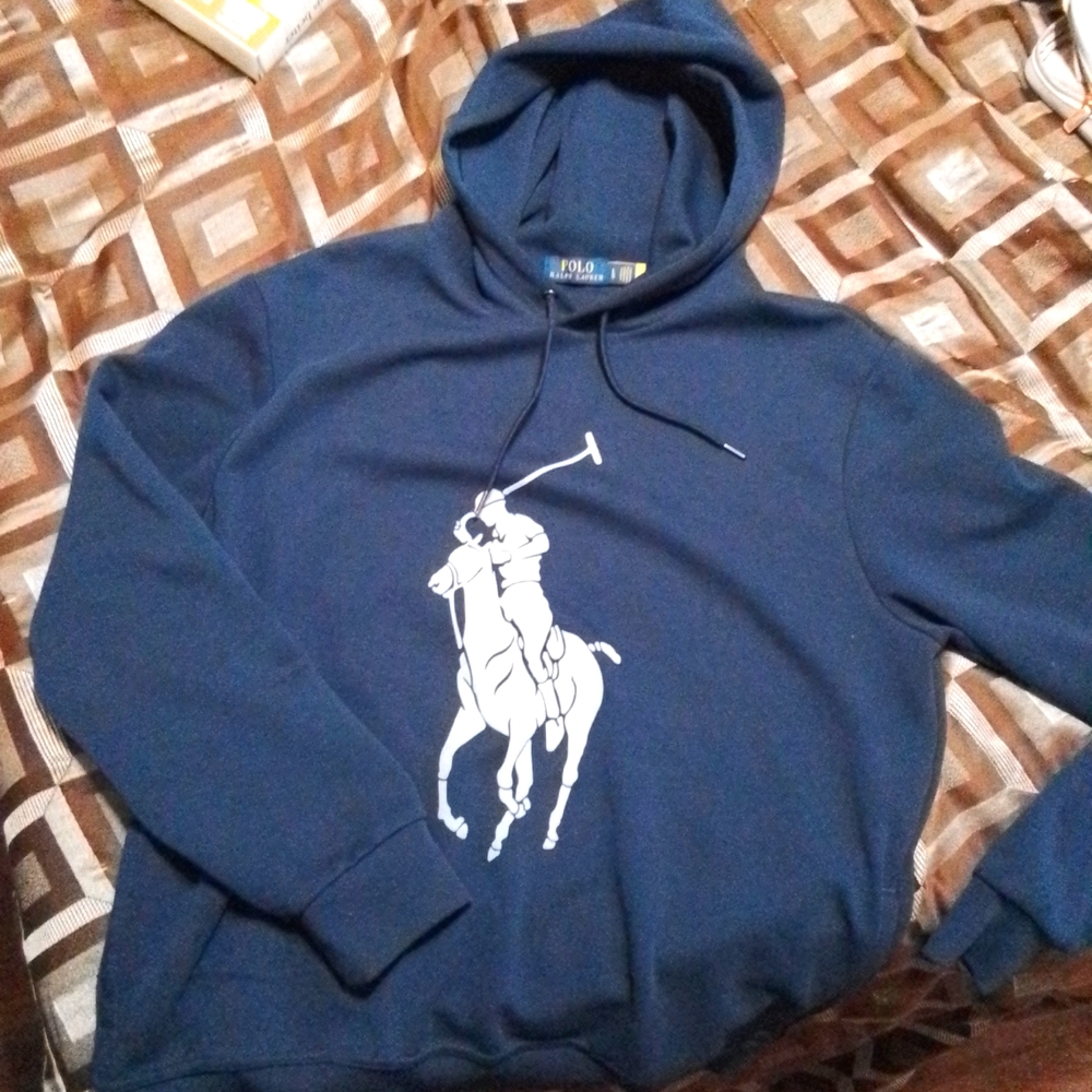 Polo Ralph Lauren large logo print hoodie